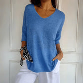 Luźny Elegancki Top
